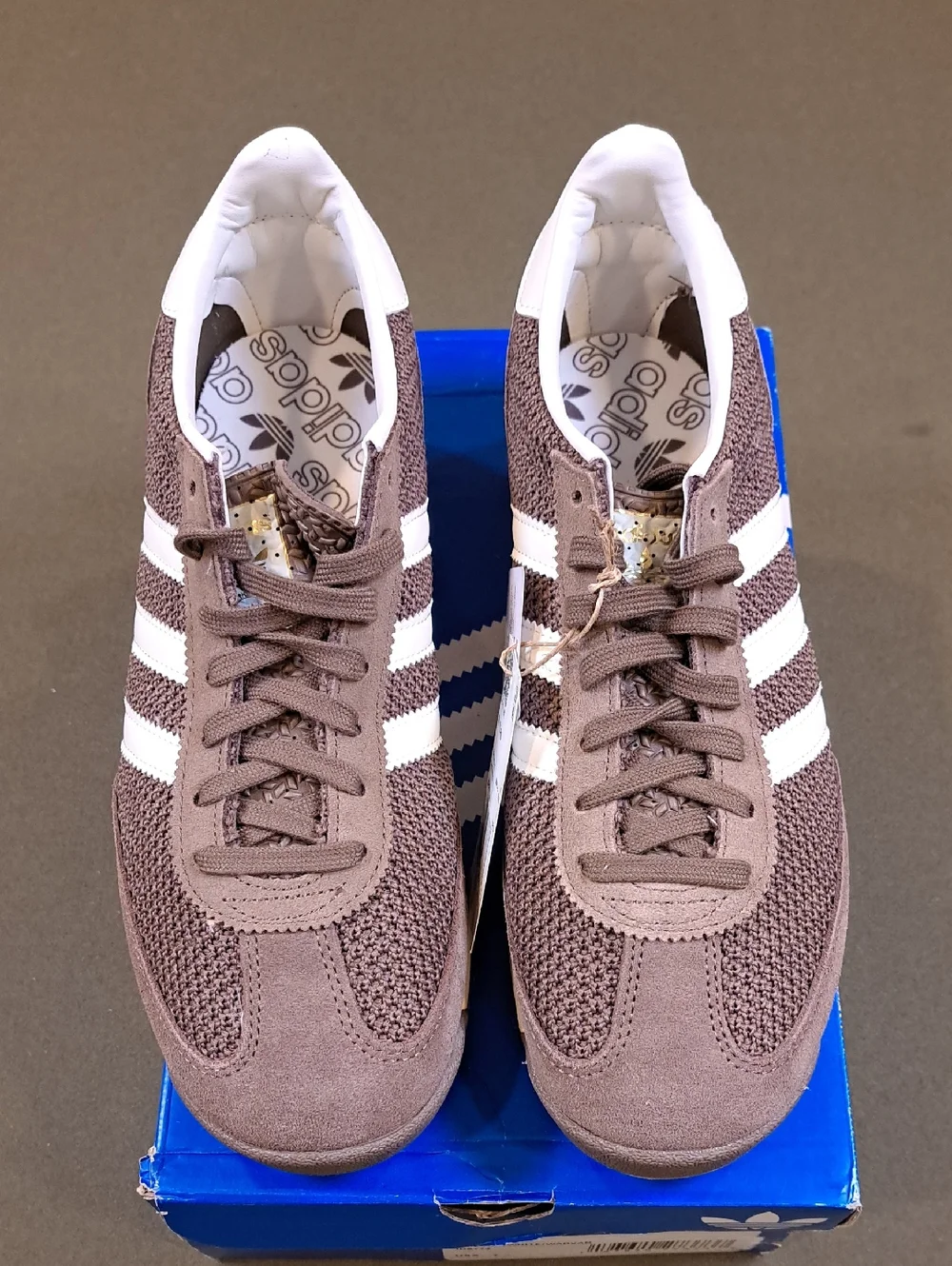 Adidas SL 72 RS Sneakers - Color: Brown / White - Unisex - Women 8.5, Men 7.5